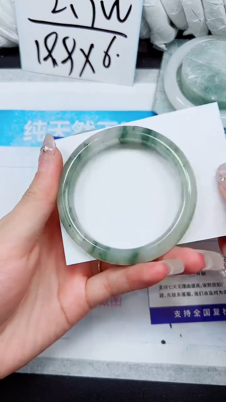 【闪购商品】石英质玉手镯未镶嵌A354-55`56`