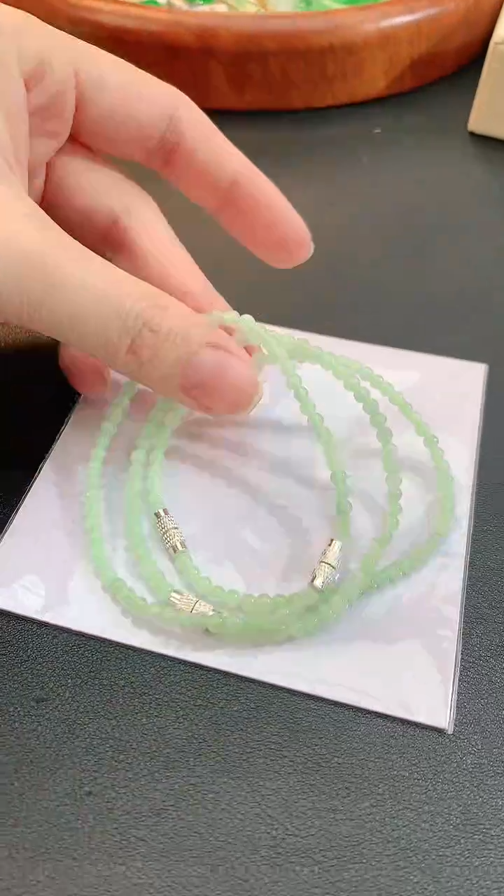 【闪购商品】翡翠手链未镶嵌赠礼物证书 敏