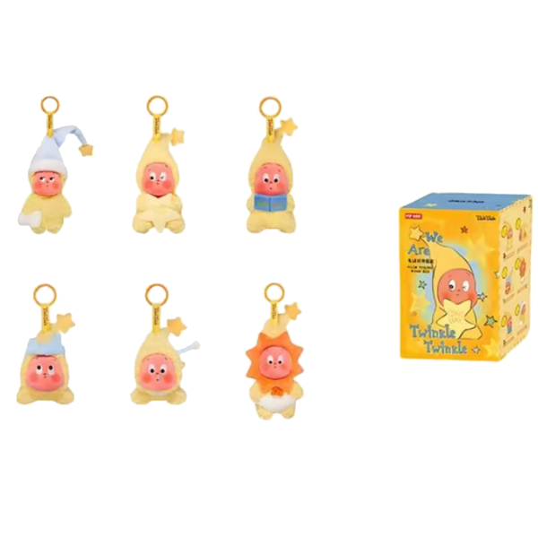 POP MART/泡泡玛特我们都是星星人系列毛绒挂件盲盒【庆】