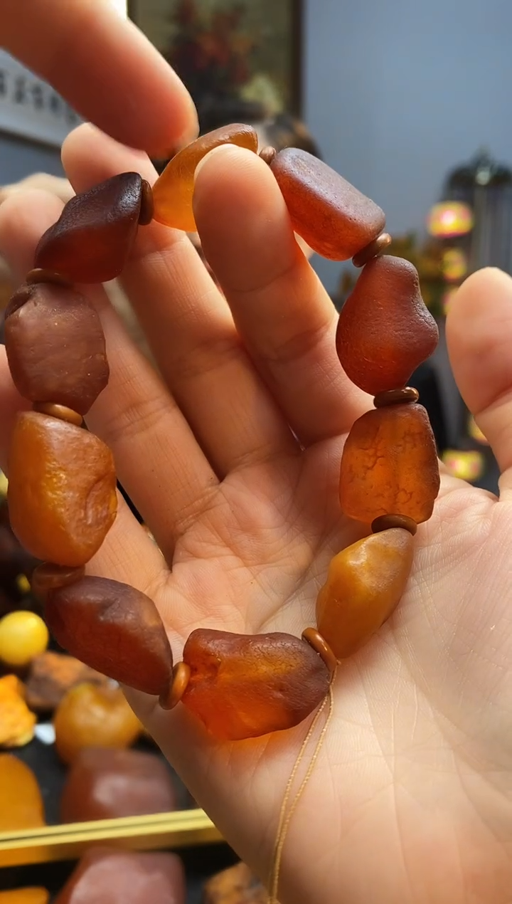 手串琥珀未镶嵌手串