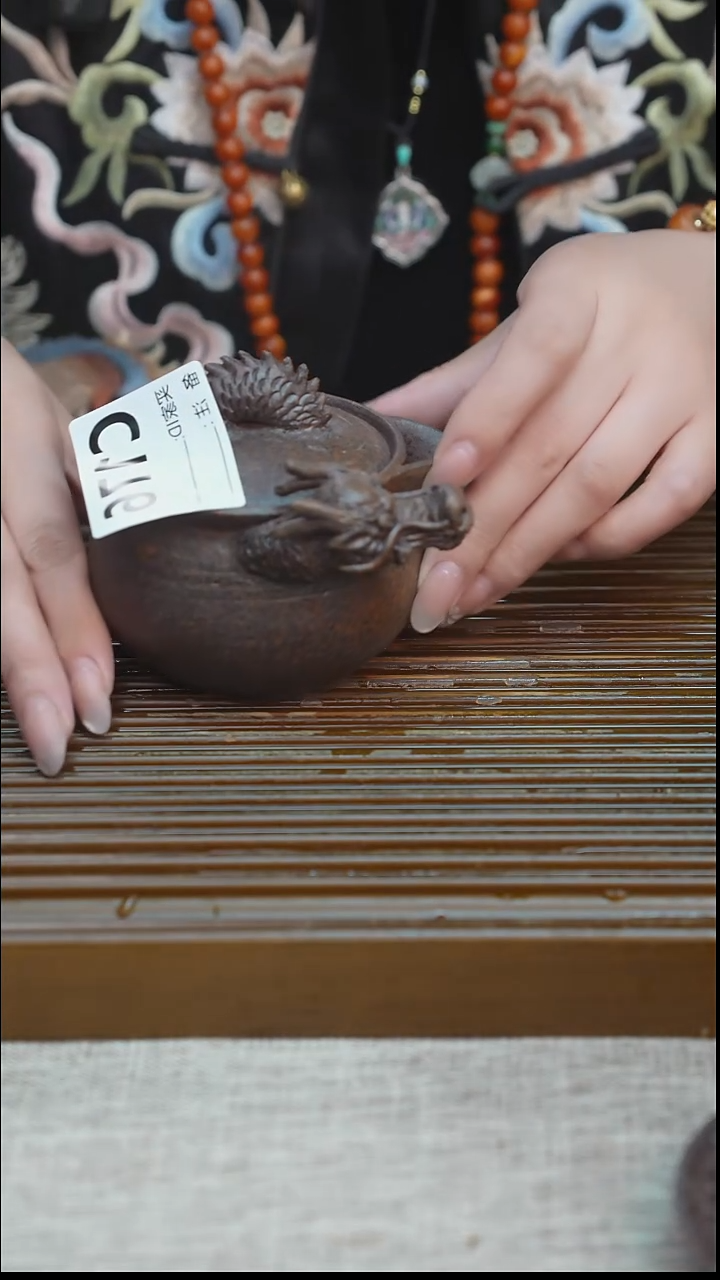 纯手工粗陶茶具每一只不一样