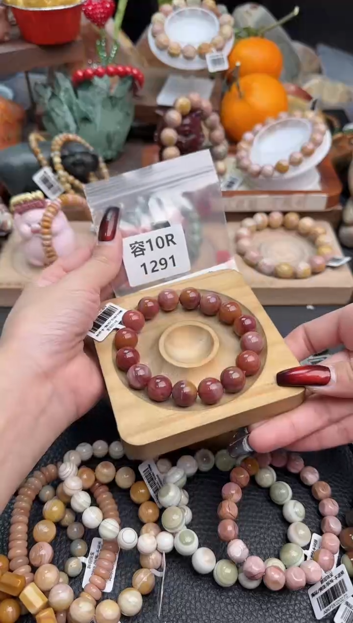 【闪购商品】石英质玉手链未镶嵌10R1291