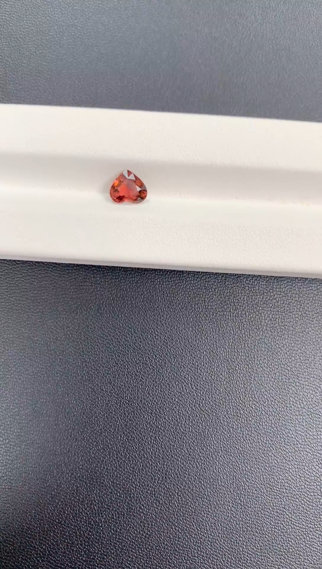 【闪购商品】碧玺裸石未镶嵌天然红色心形碧玺裸石1.13ct