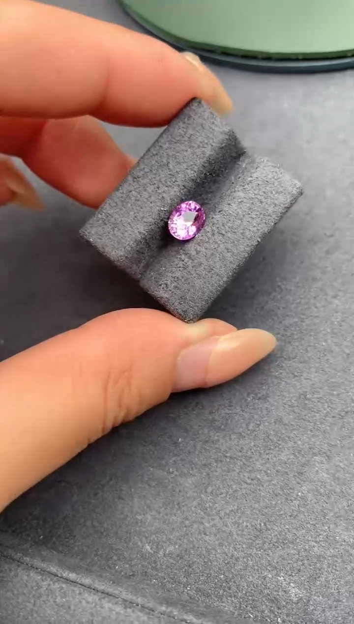 【闪购商品】彩色蓝宝石裸石未镶嵌1ct紫蓝宝