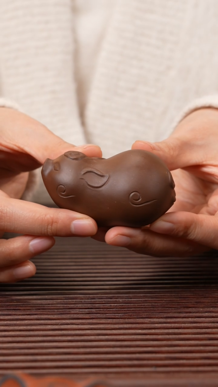 【闪购商品】紫砂茶宠小飞猪，，