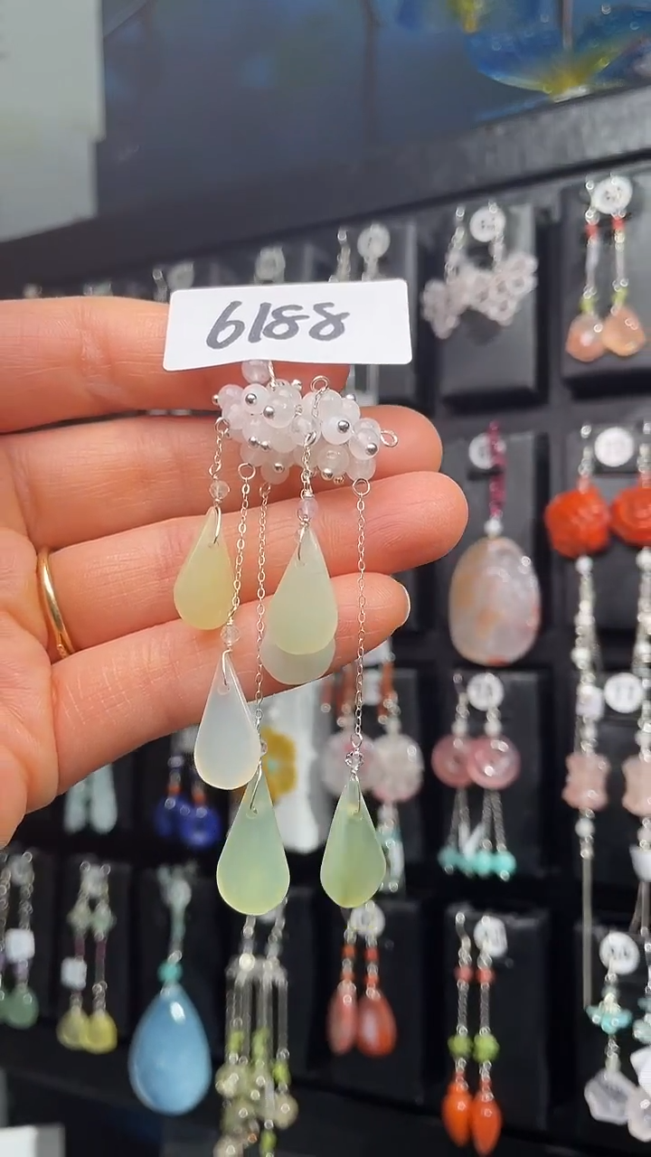 银S925镶嵌耳饰紫晶喜欢拍