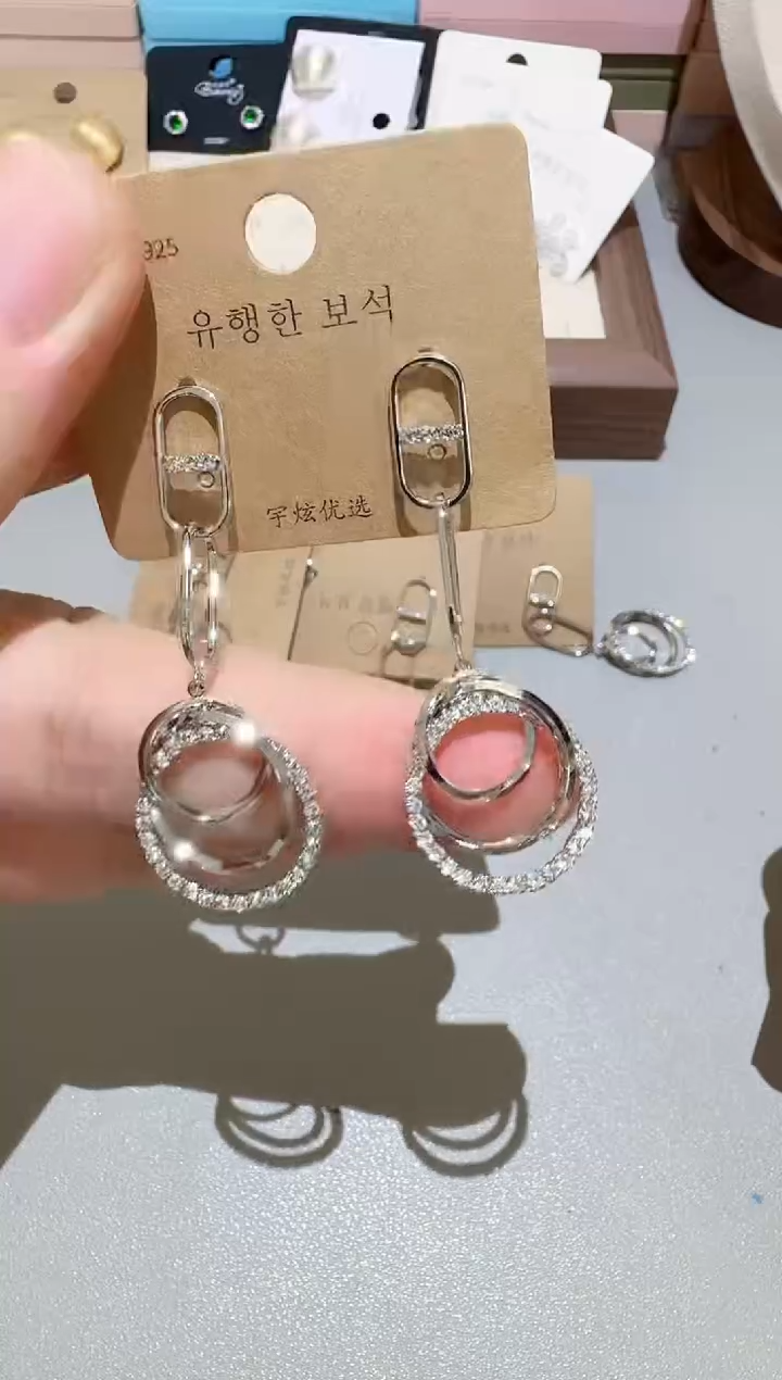 铜合金合成立方氧化锆925银B01