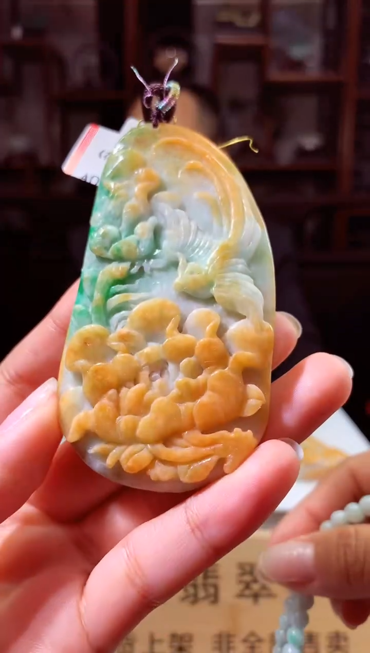 【闪购商品】定制翡翠未镶嵌L-@@YDWXJ21400083