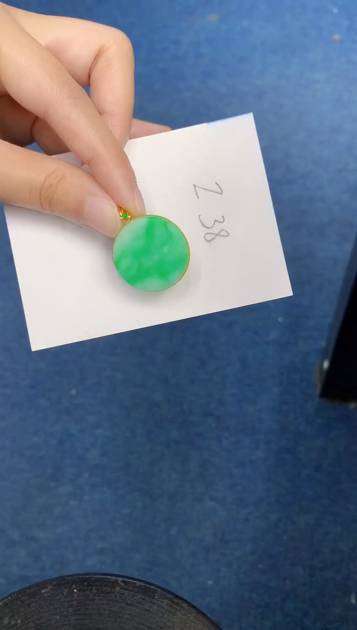 【闪购商品】翡翠颈饰18K金镶嵌000000000