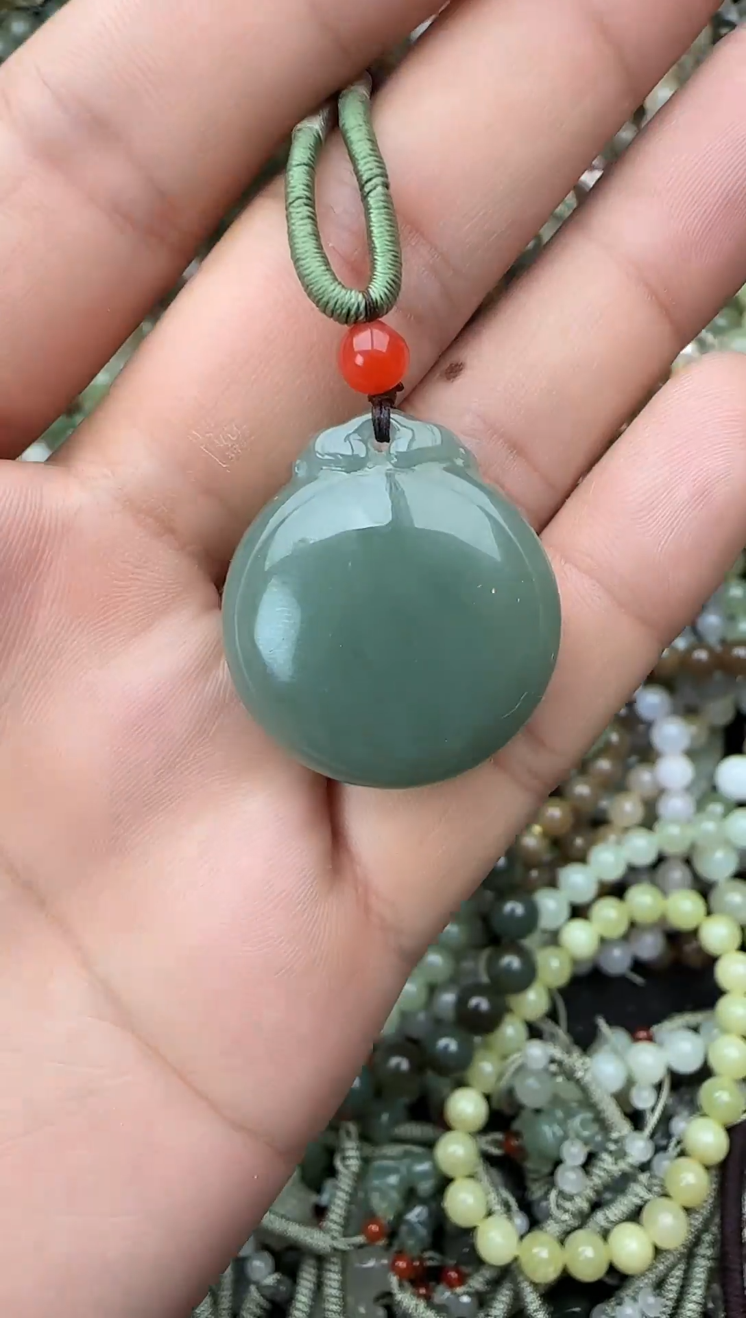 颈饰未镶嵌和田玉拍一发一