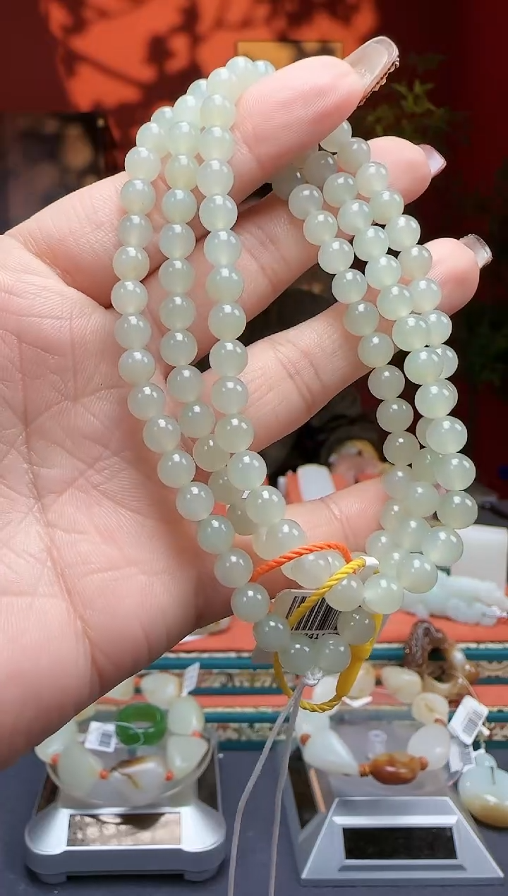 【闪购商品】和田玉链子未镶嵌链子卡6