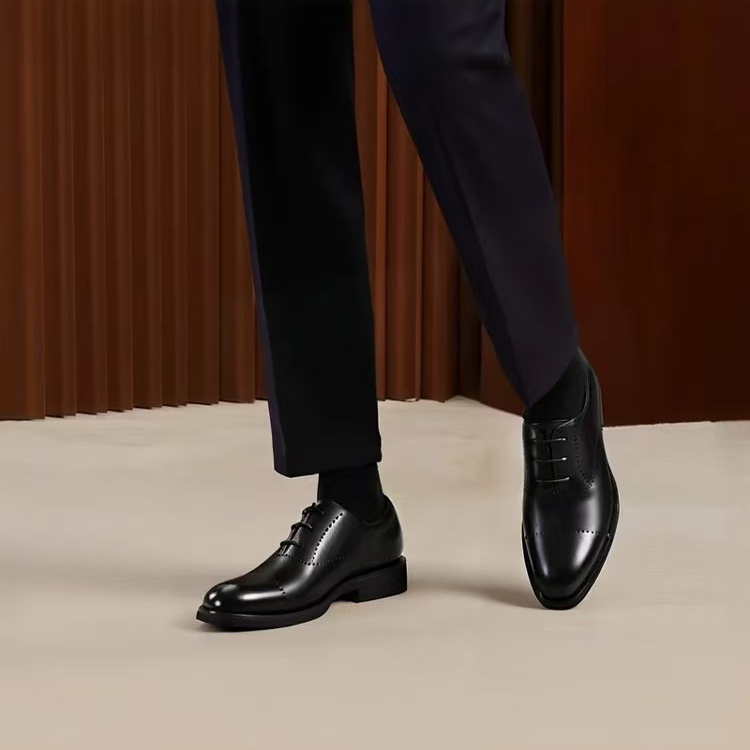 VOLO/犀牛男士皮鞋男正装商务2025新款秋季真皮皮鞋男结婚牛津鞋