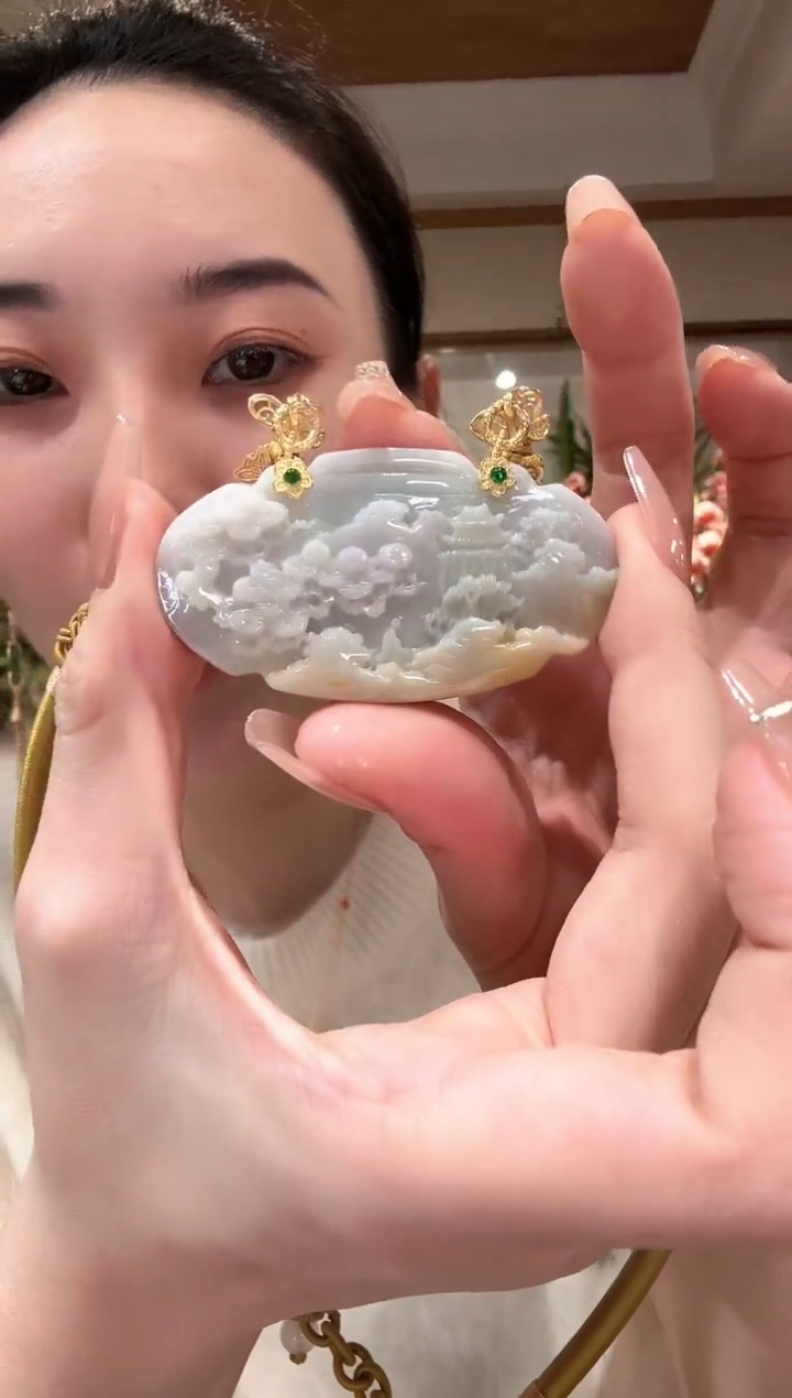 【闪购商品】翡翠颈饰未镶嵌国风