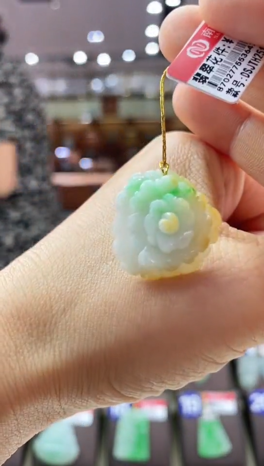 颈饰未镶嵌翡翠花件