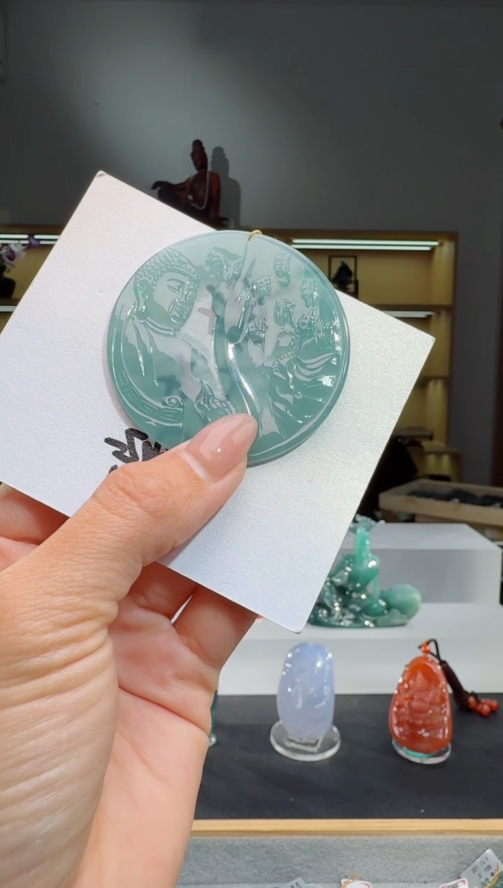 吊坠(赠链)未镶嵌翡翠佛（多样性发其一）