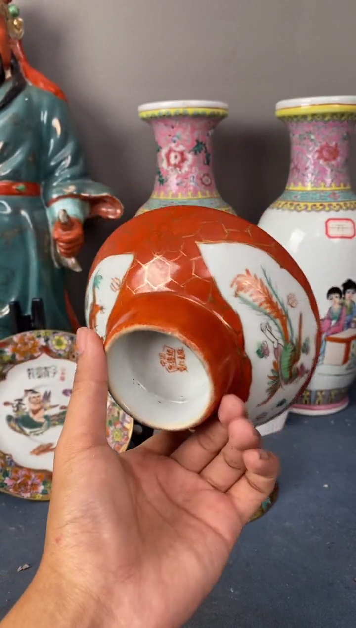 摆件陶567精品老厂瓷器（煤窑烧制）