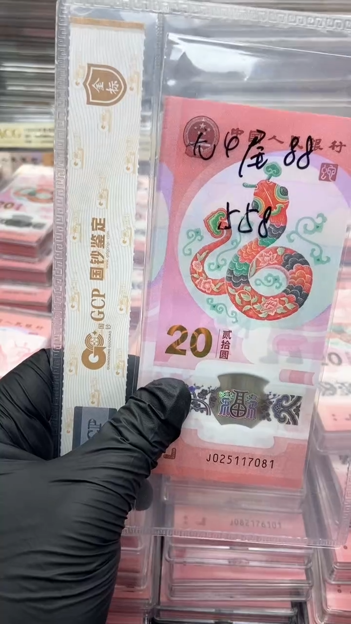 【闪购商品】塑料蛇年纪念钞单张单张
