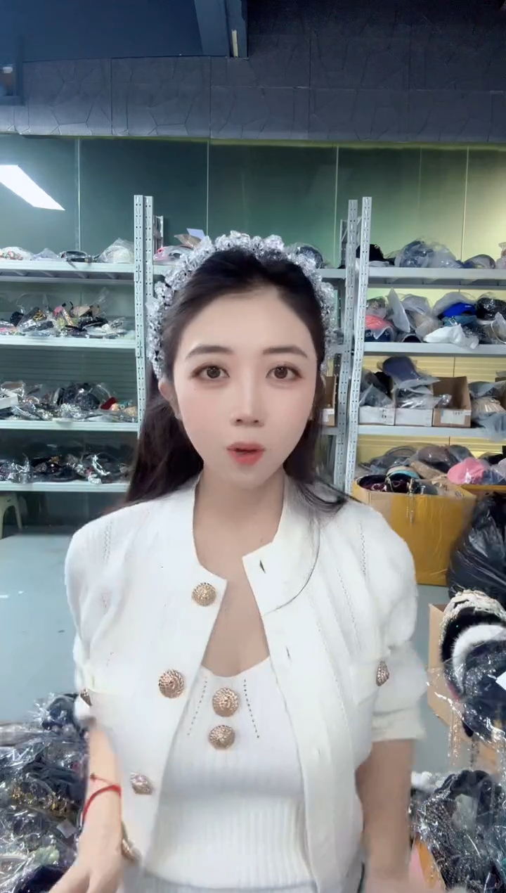 人造彩棉清货发箍48