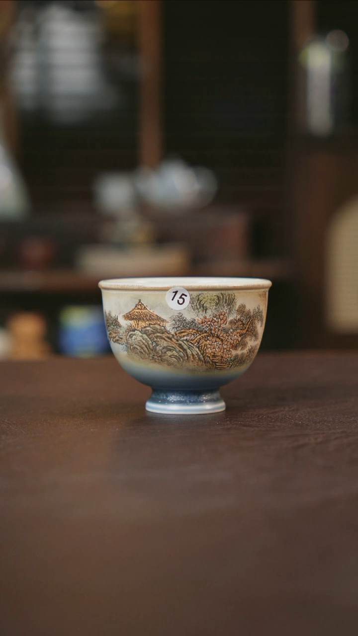 【闪购商品】杯景德镇陶瓷杯碗柴烧多人