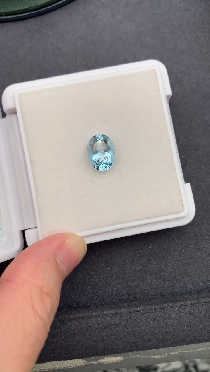 裸石海蓝宝石3ct海蓝宝 BE 定制