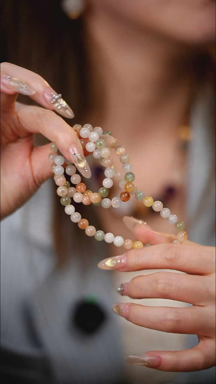 项链未镶嵌水晶兔毛