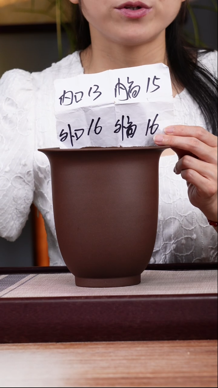 紫砂花盆新款紫泥素面小金钟一只无托