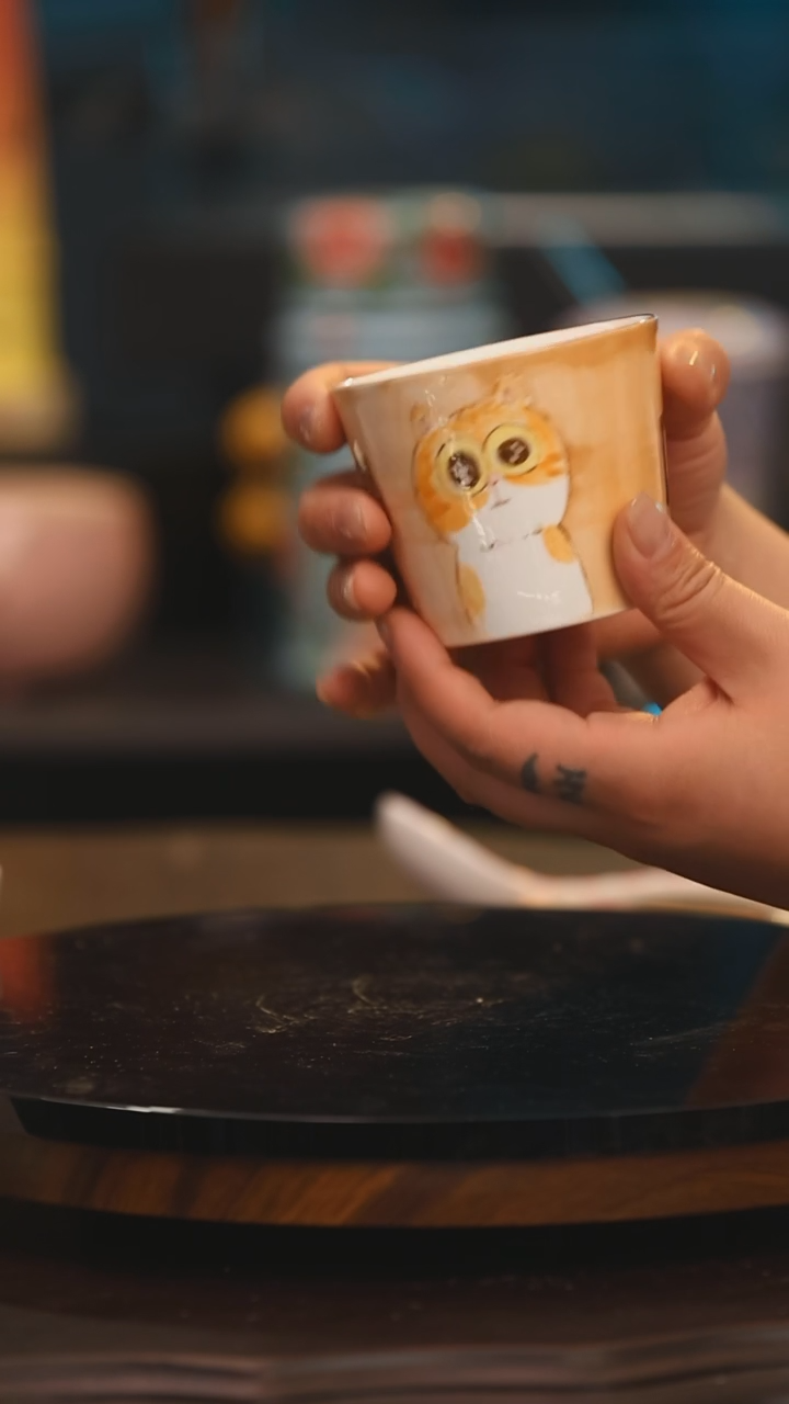 【闪购商品】杯子景德镇设计师釉下彩绘陶瓷