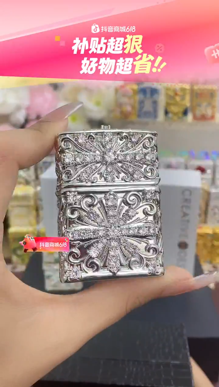 Zippo满钻克罗心-不发油
