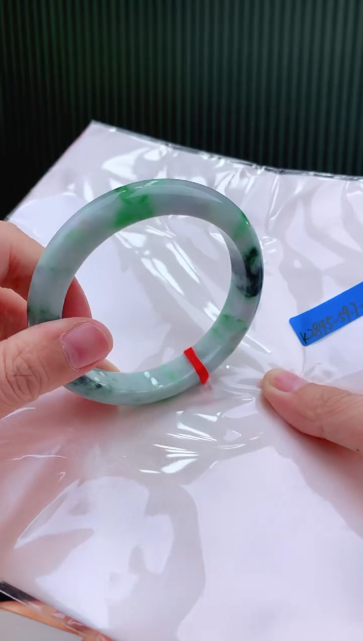 未镶嵌手镯翡翠59+