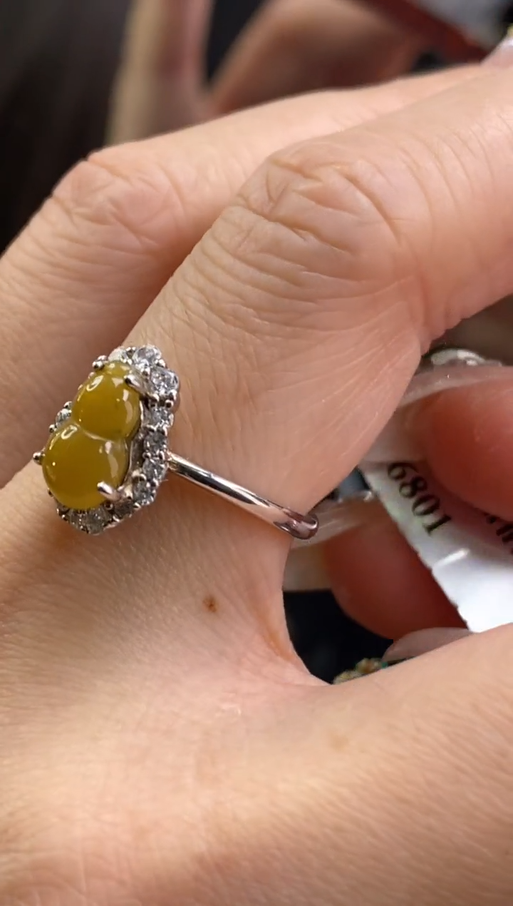 颈饰银S925镶嵌翡翠净货16801