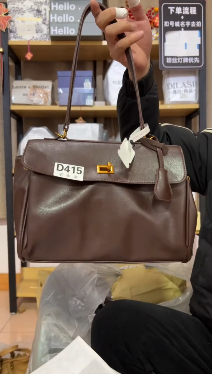 小牛剖层皮革老张家女包415