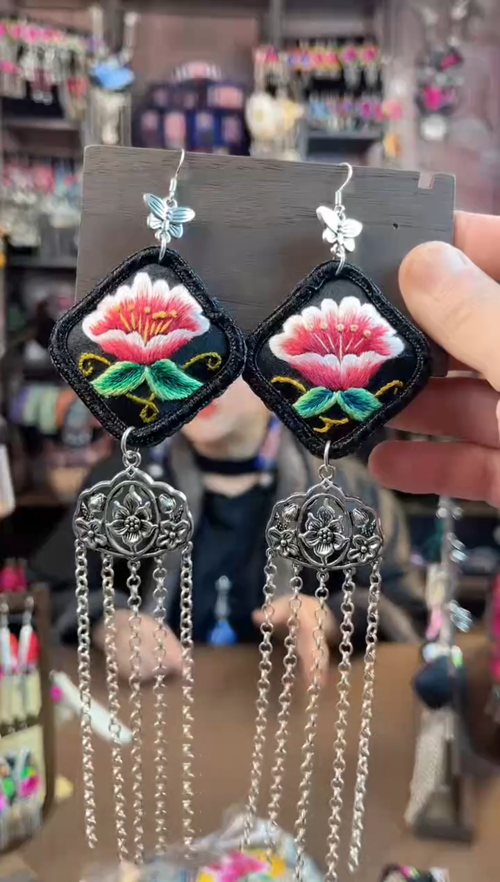 织绣 民族风手工非遗老绣饰品641