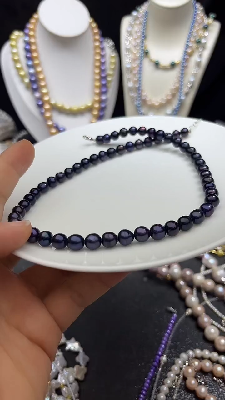 颈饰未镶嵌淡水珍珠多人