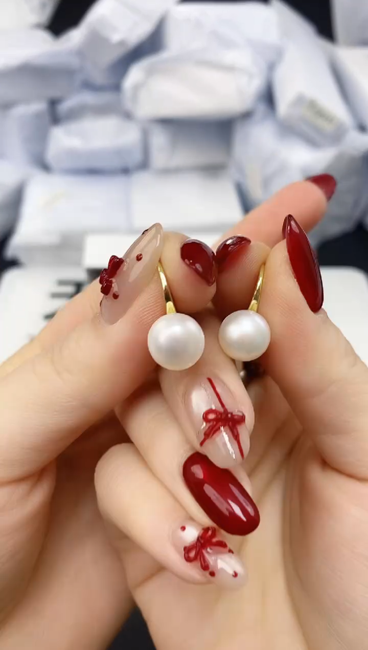 未镶嵌耳饰淡水珍珠ED1032