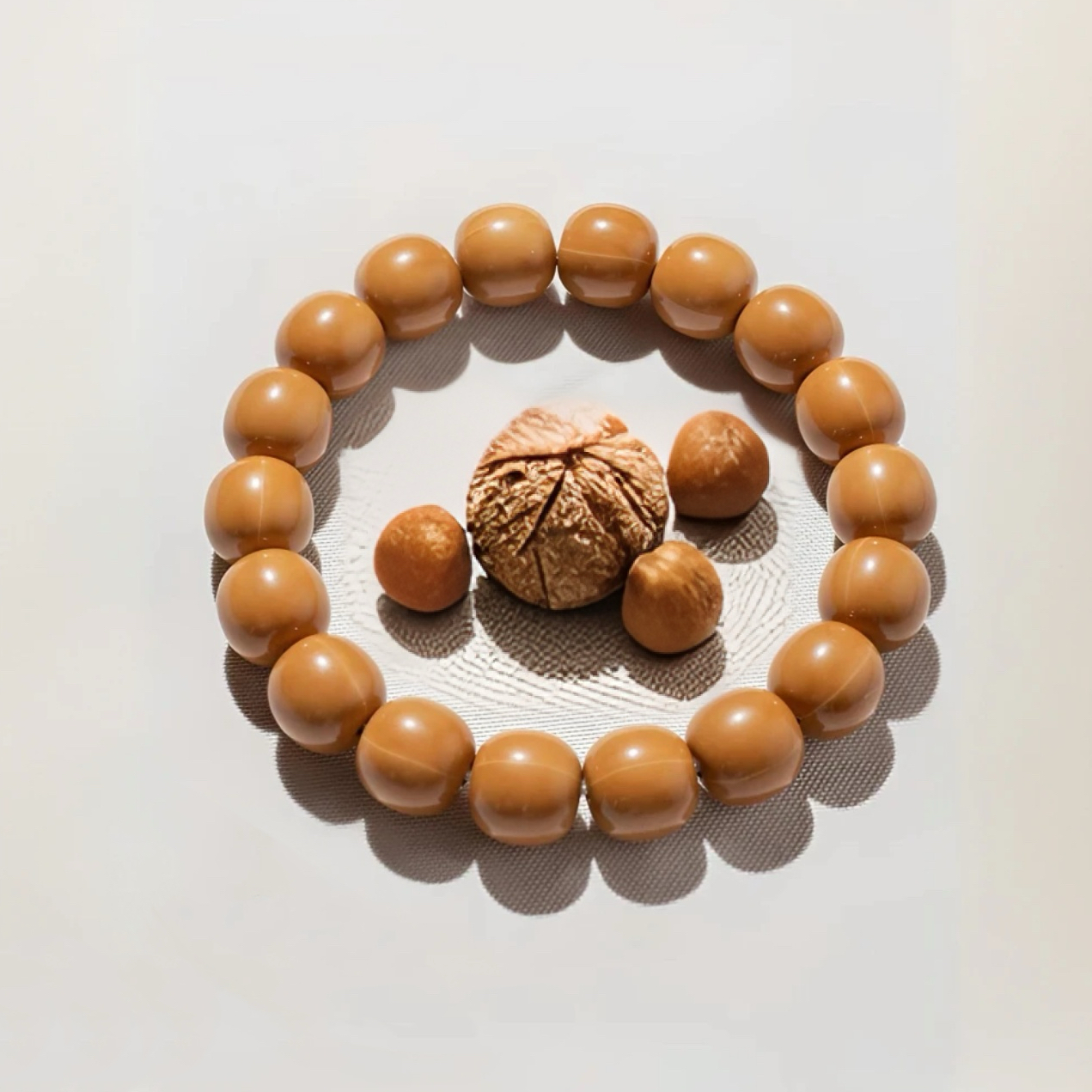 【星越龙岩】龙岩大老型手串全品无暇原生态猴头精挑精选穿搭配饰