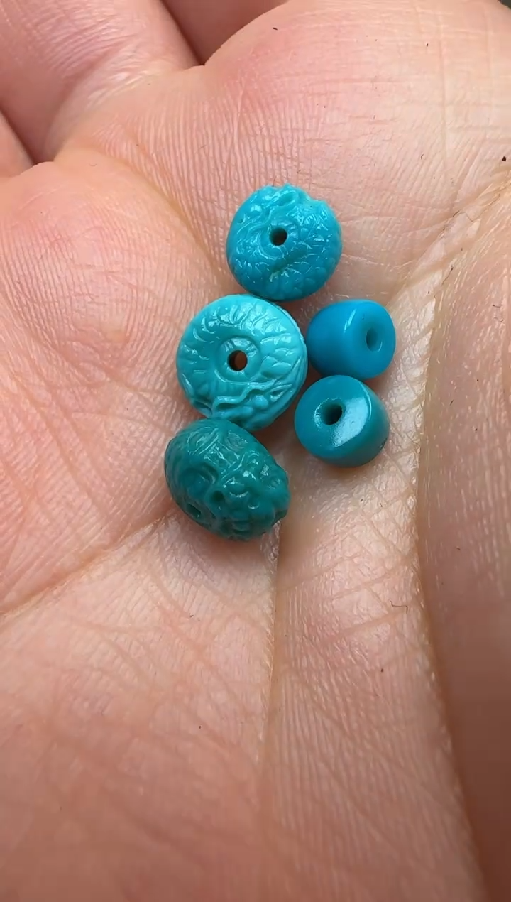 【闪购商品】绿松石单珠未镶嵌绿松石单珠多样性随机发