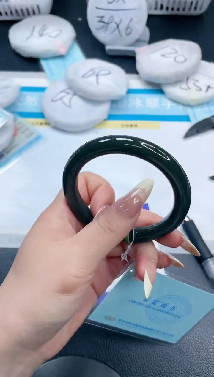 和田玉手镯未镶嵌20S214-56