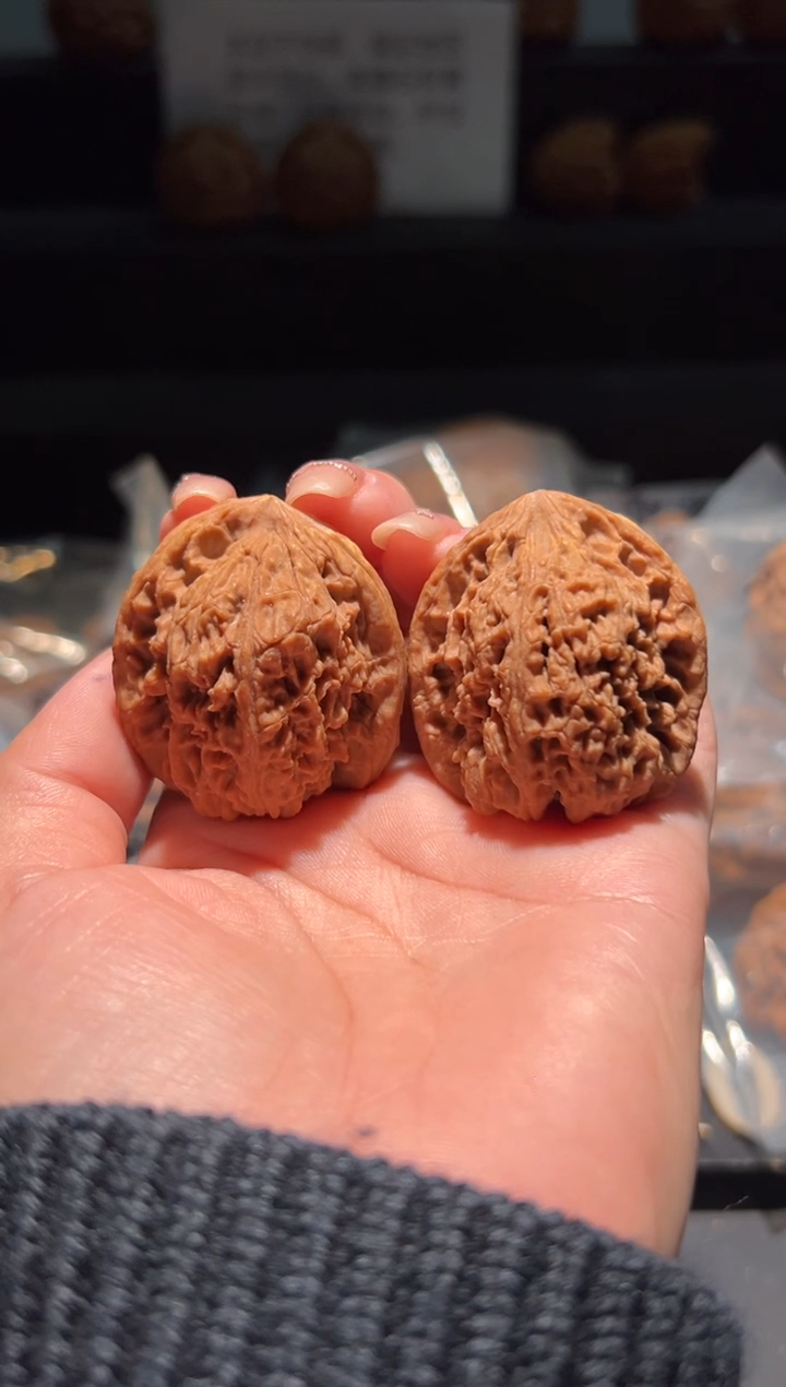 把件文玩核桃心****！38福利对南疆石