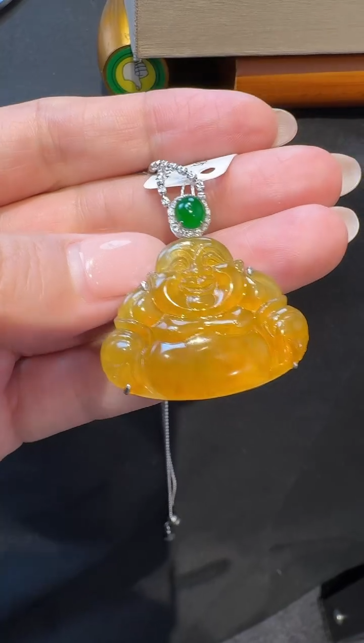 【闪购商品】翡翠颈饰18K金镶嵌颈饰