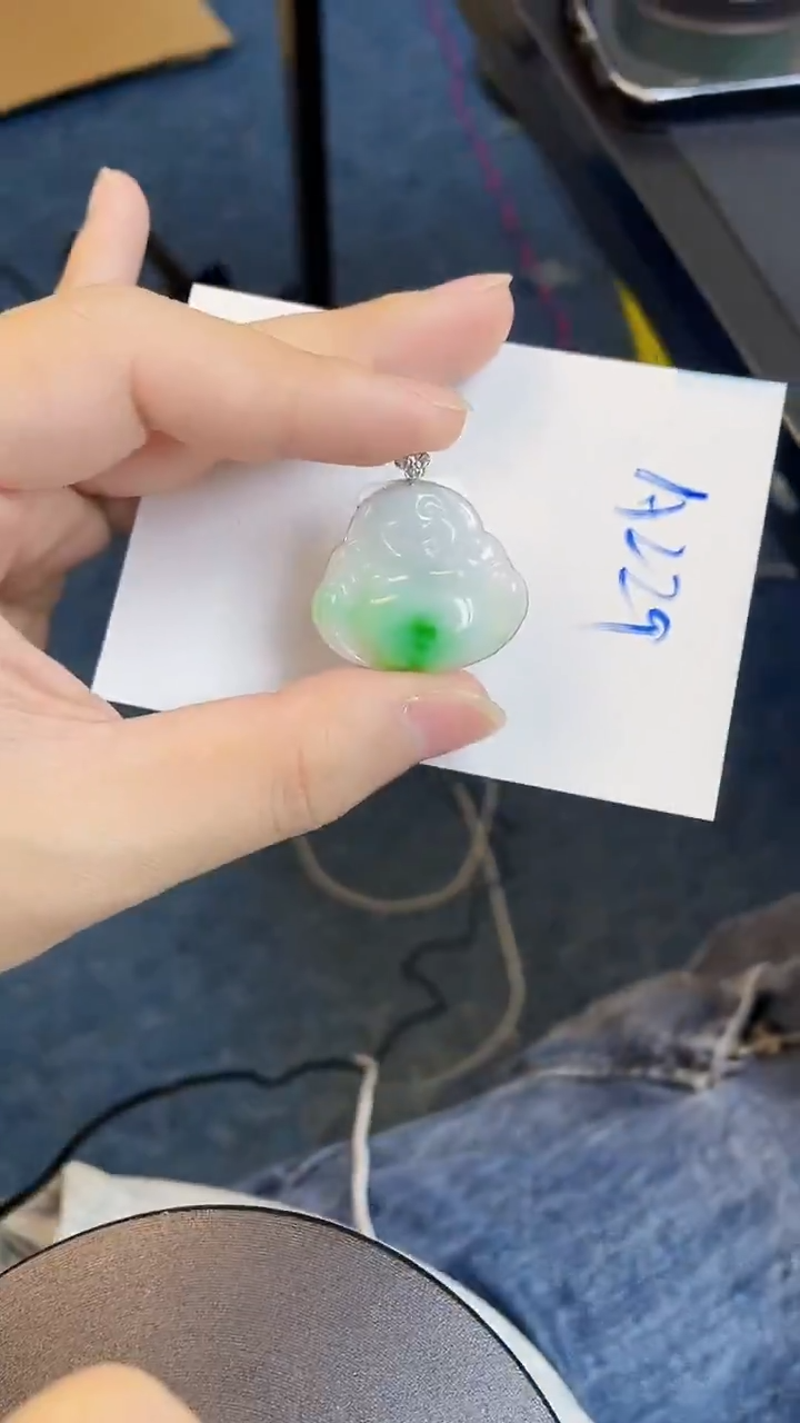 【闪购商品】翡翠颈饰18K金镶嵌00000000