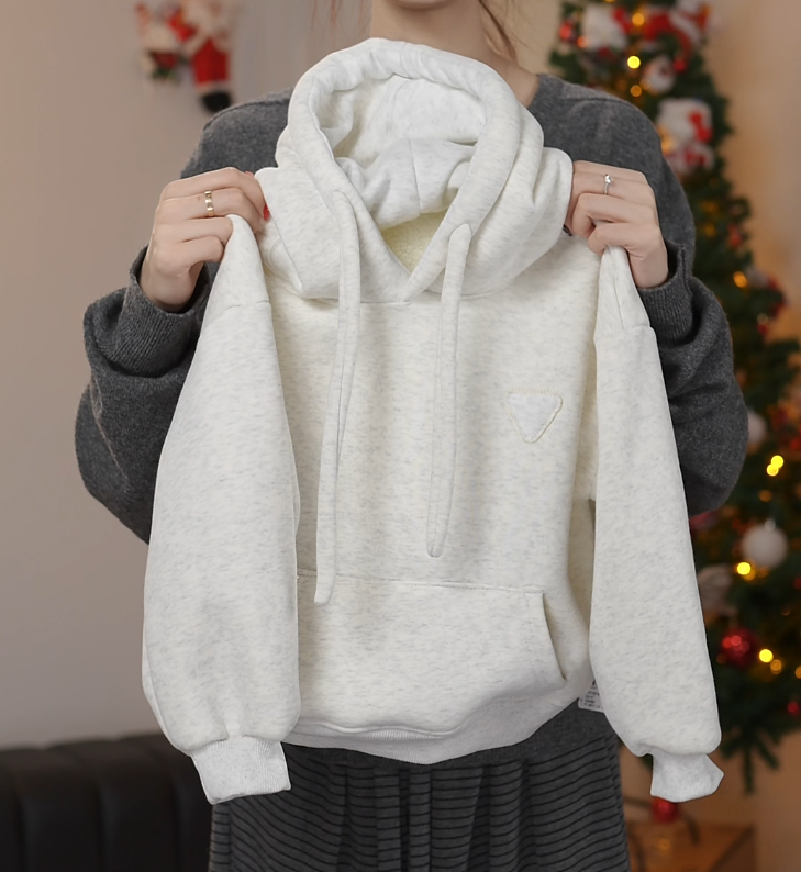 儿童连帽卫衣加绒加厚男童女童外套秋冬季新款韩版洋气休闲卫衣