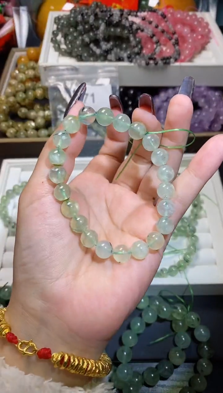 【闪购商品】水晶手链未镶嵌葡萄石027