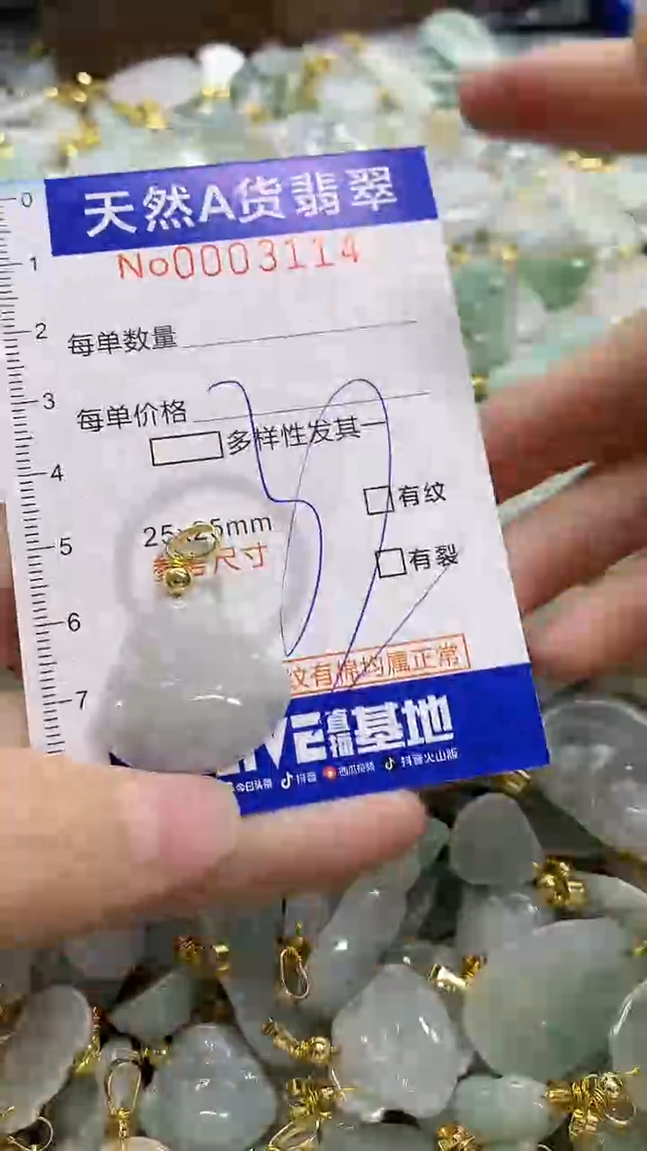 颈饰未镶嵌翡翠天然A货翡翠