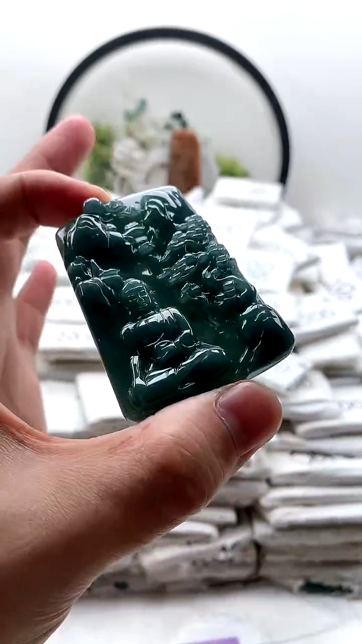 颈饰未镶嵌翡翠阿弥陀佛
