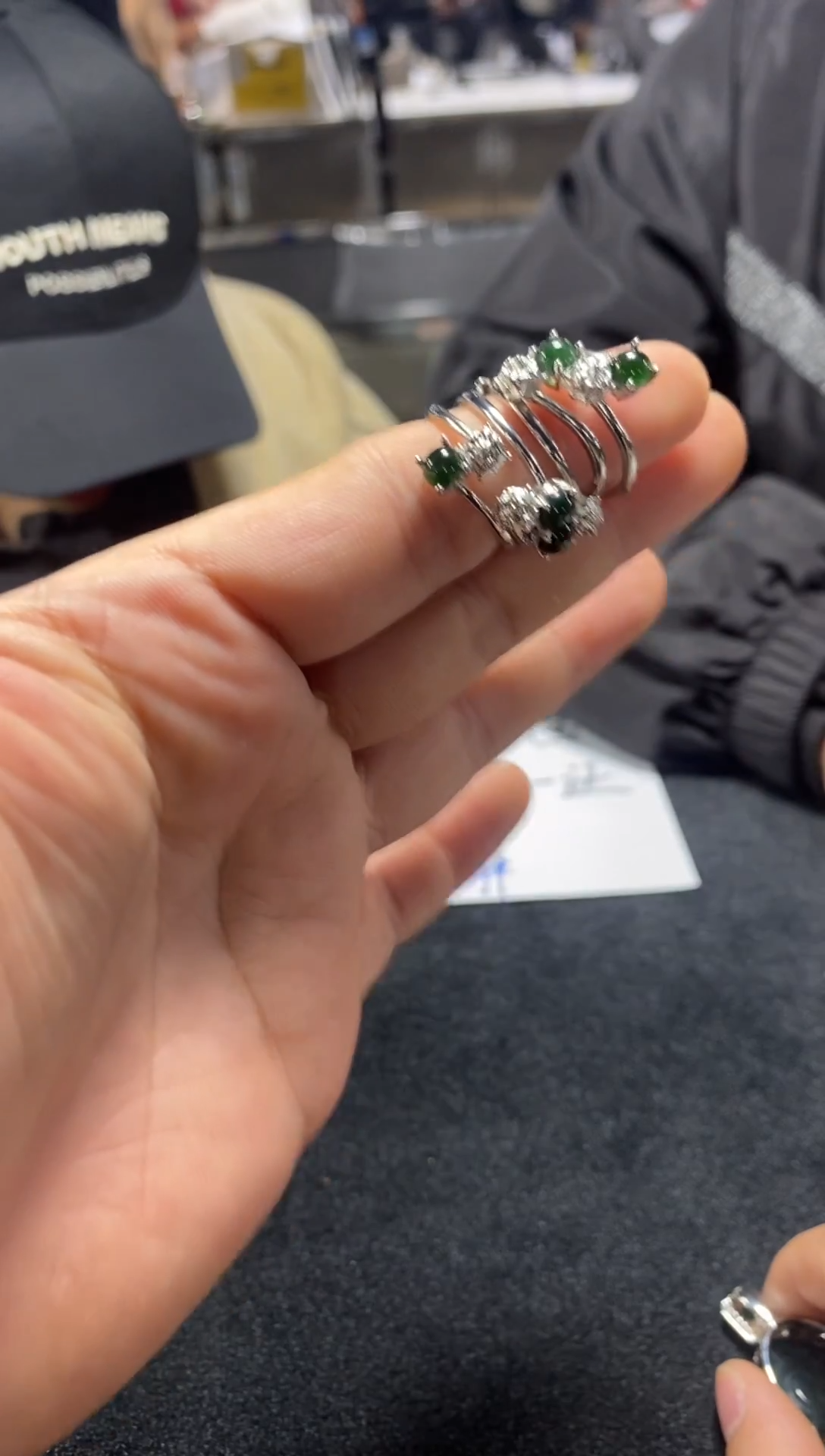 【闪购商品】翡翠戒指未镶嵌天然翡翠A货2