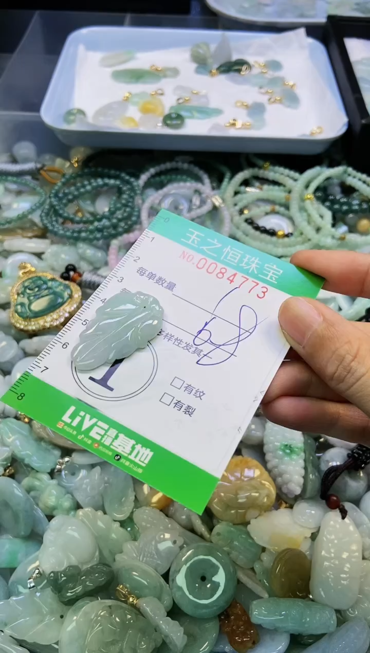 翡翠未镶嵌颈饰闪购0084773