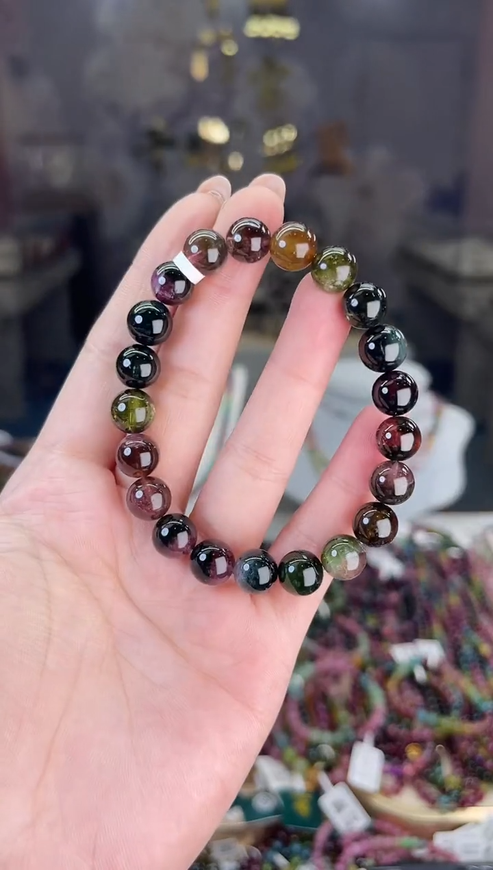 【闪购商品】碧玺/未镶嵌9mm+碧玺单圈多样性发货