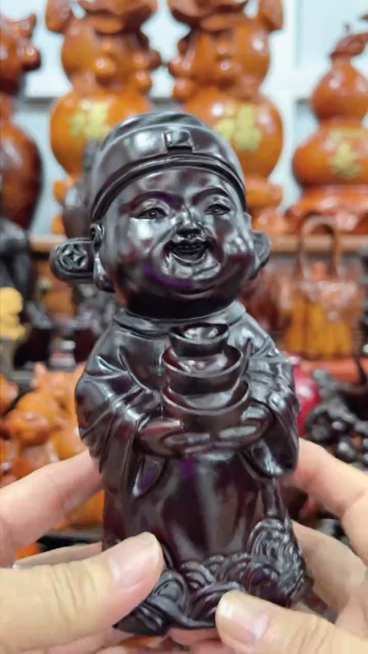 【闪购商品】实木纯手工雕刻状元郎