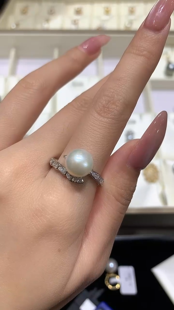 【闪购商品】淡水珍珠戒指未镶嵌珍珠戒指DD