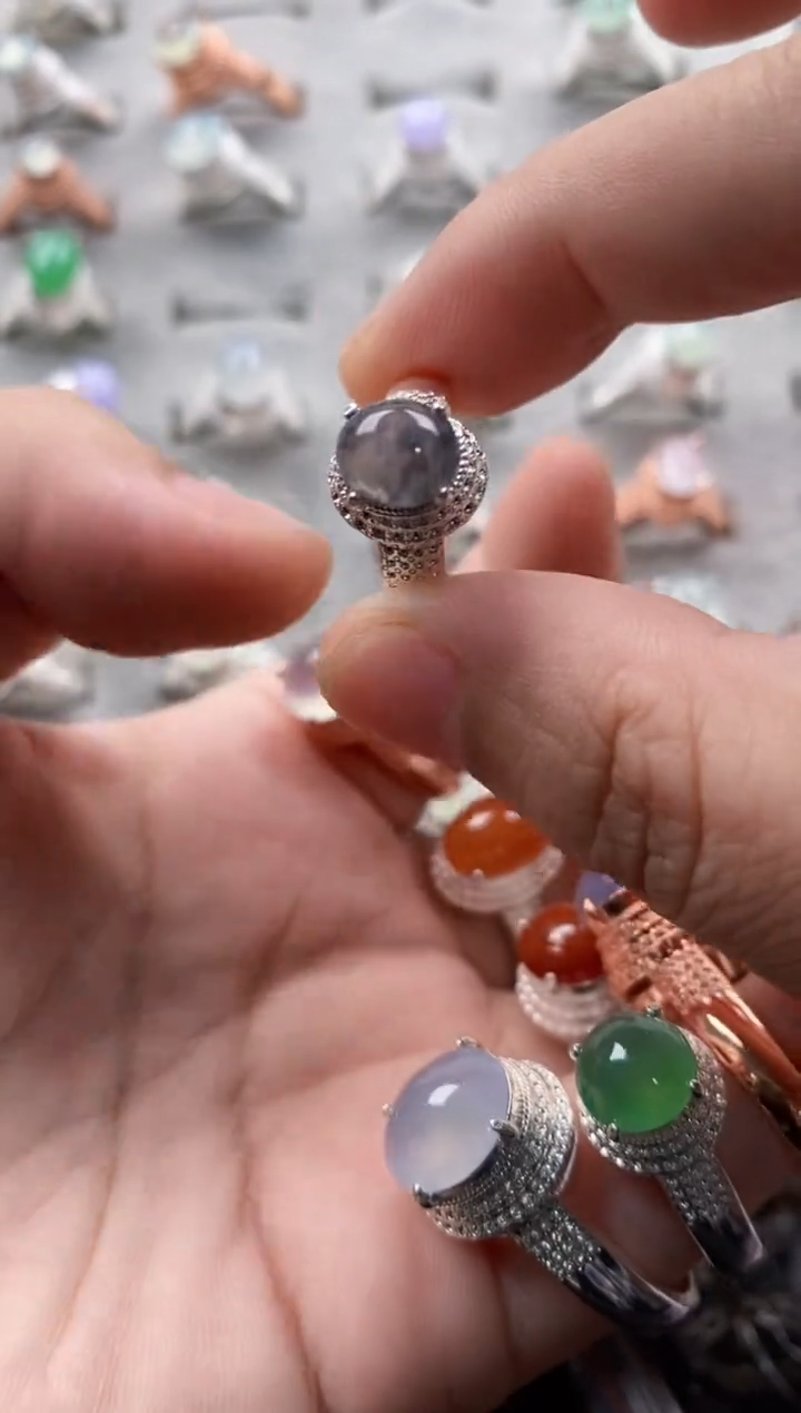 未镶嵌戒指翡翠11              2